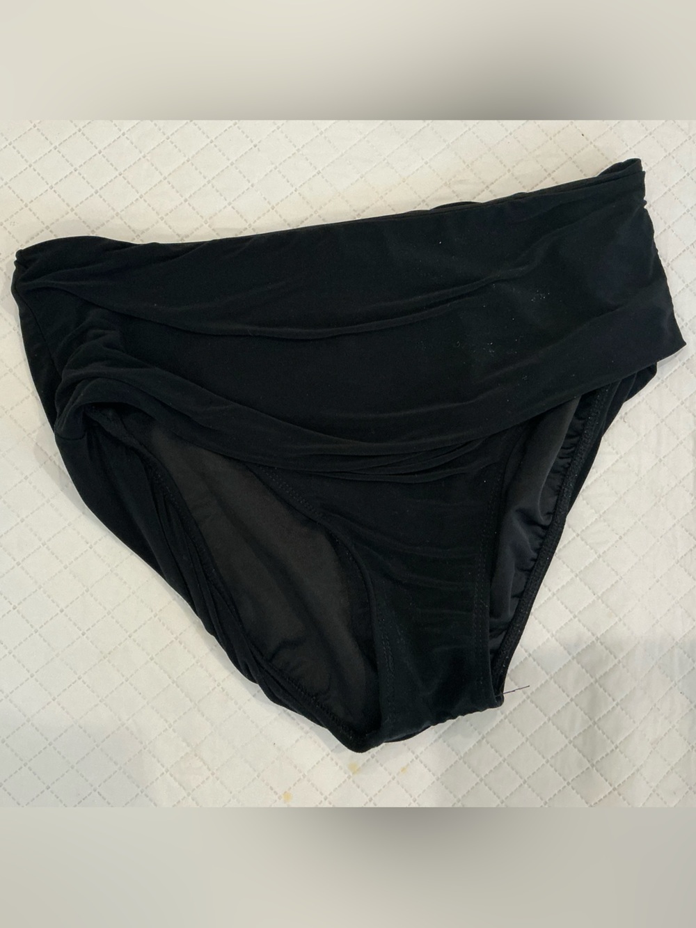 Miracle Suit Black High Waist Swim Bottoms with Stomach Control Panel